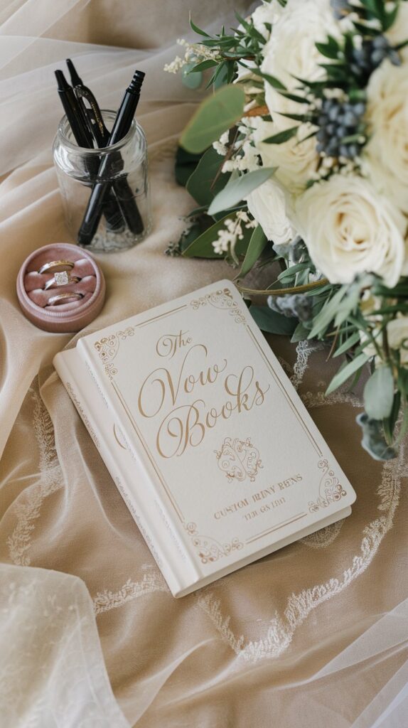 Personalized Wedding Vow Book